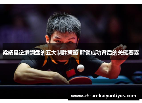 梁靖崑逆境翻盘的五大制胜策略 解锁成功背后的关键要素